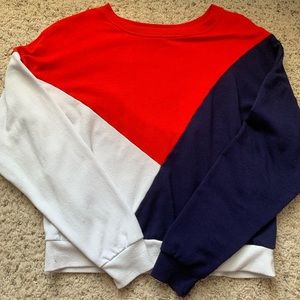 Colorblock crewneck
